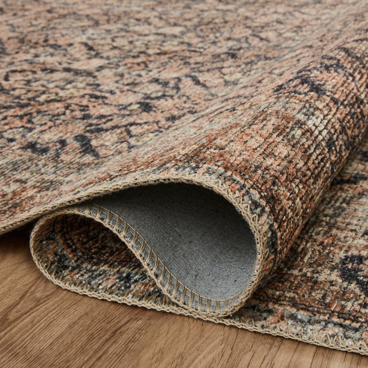 Amber Lewis Billie Rug - Ink/Salmon Rugs