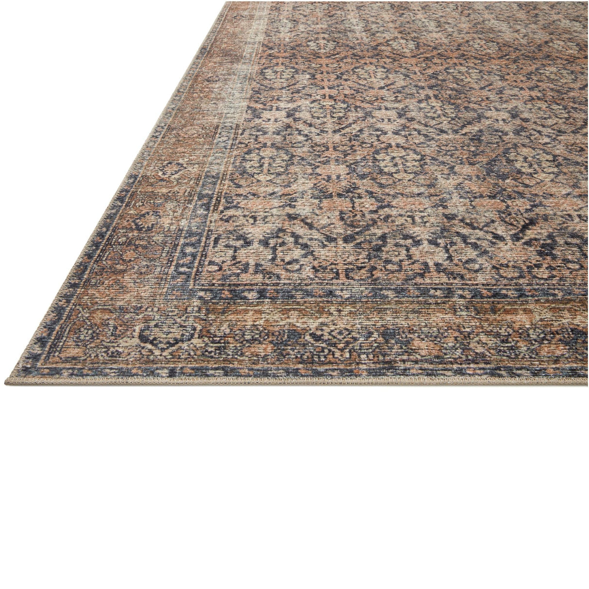 Amber Lewis Billie Rug - Ink/Salmon Rugs