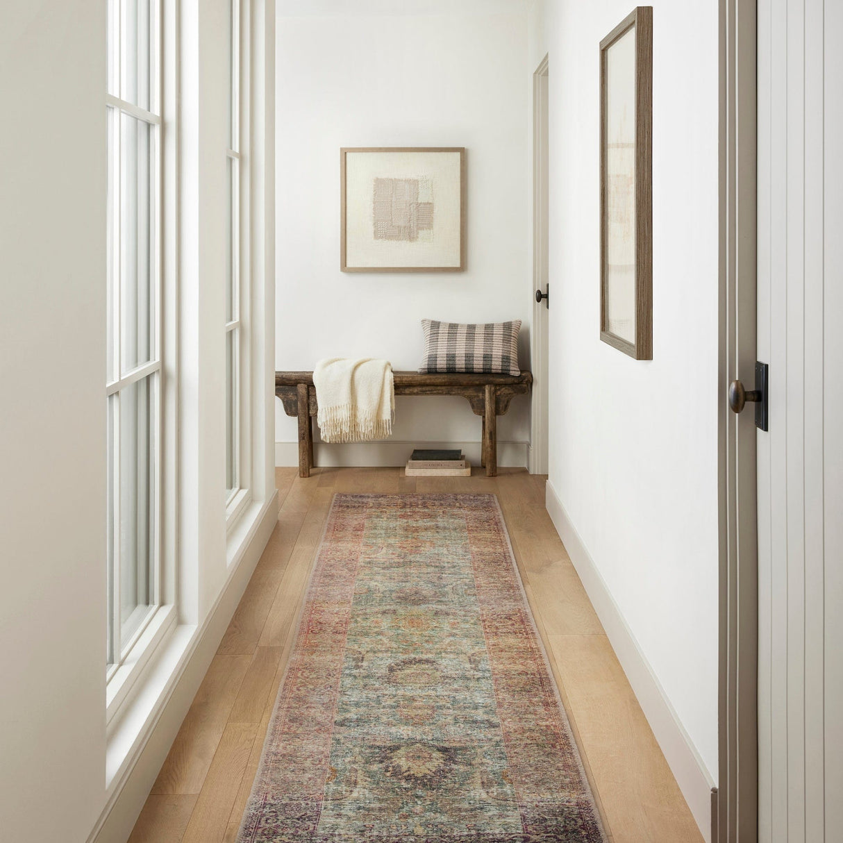 Amber Lewis Georgie Rug - Jade/Sunset Rugs