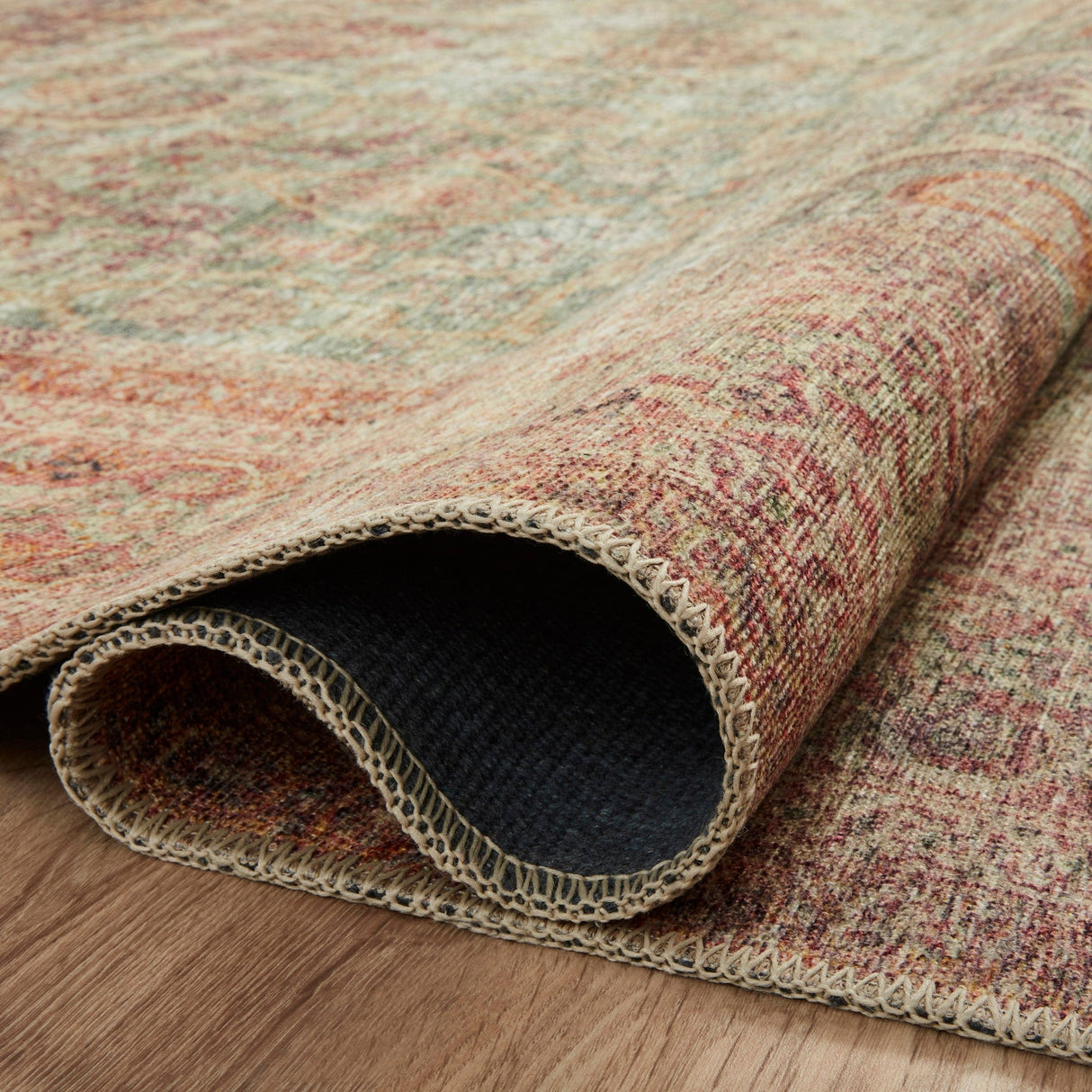 Amber Lewis Georgie Rug - Jade/Sunset Rugs