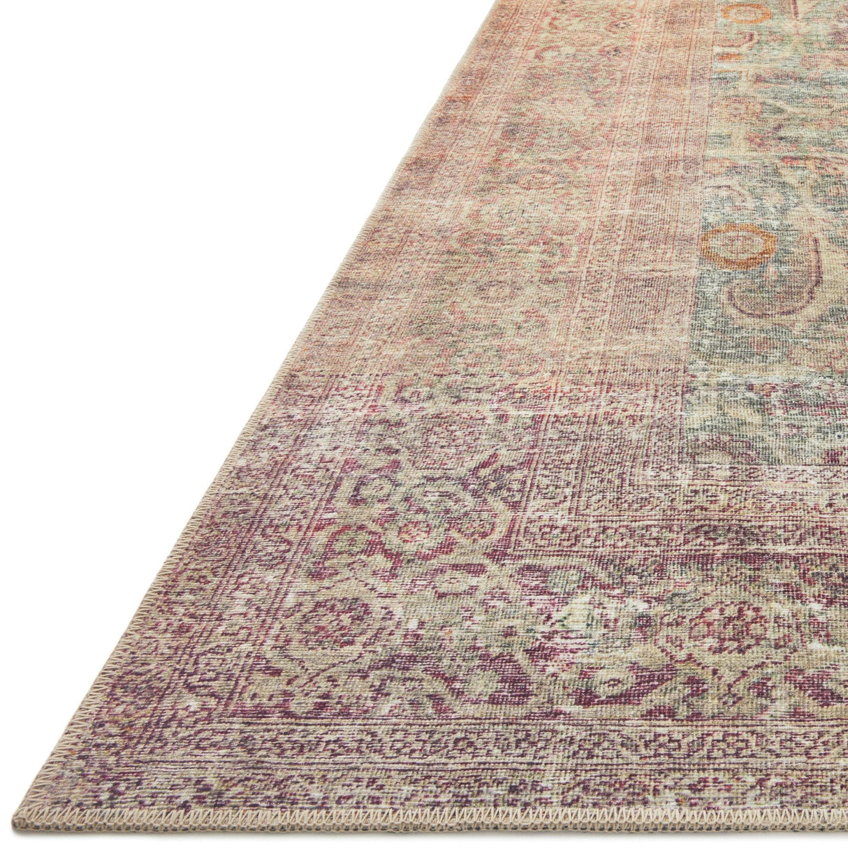 Amber Lewis Georgie Rug - Jade/Sunset Rugs