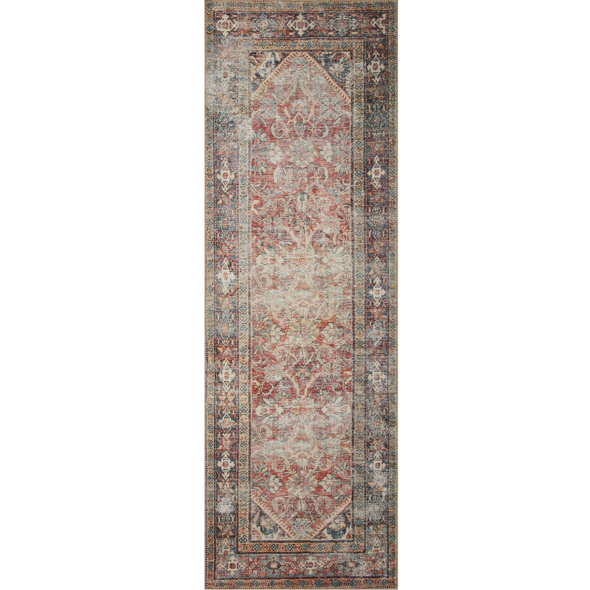 Amber Lewis Georgie Rug - Red/Navy Rugs