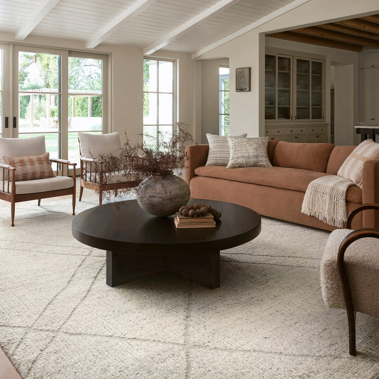 Amber Lewis Gwyneth Rug - Ivory/Silver Rugs