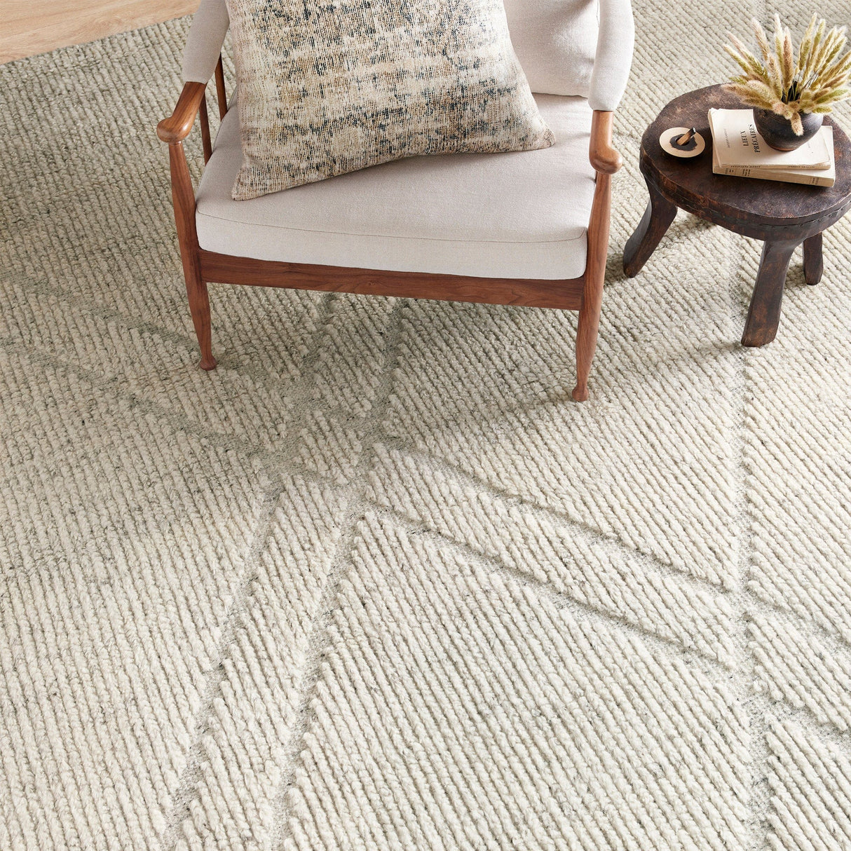 Amber Lewis Gwyneth Rug - Ivory/Silver Rugs