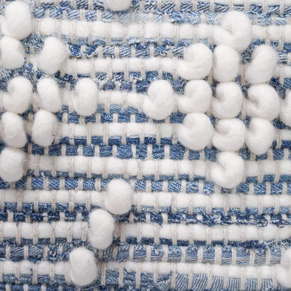Anaya Handwoven Recycled Denim Pillow Cover Pillow & Decor anaya-P-42