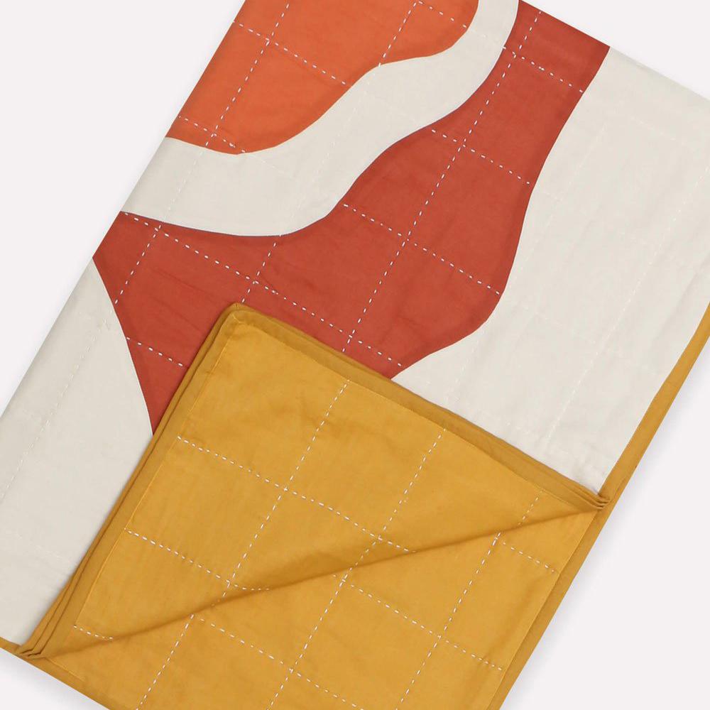 Anchal Marigold Bloom Quilt Throw Pillow & Decor anchal-MLB