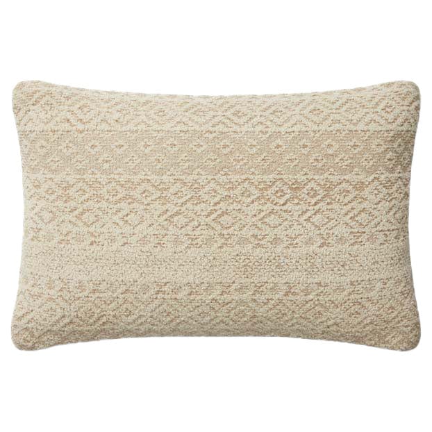 Angela Rose Pillow - Sand/Ivory Pillows loloi-PSETPAR0010SAIVPIL5