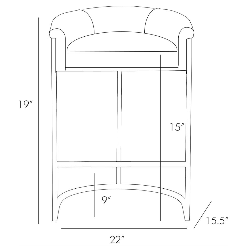 Arteriors Calvin Bar & Counter Stool Furniture