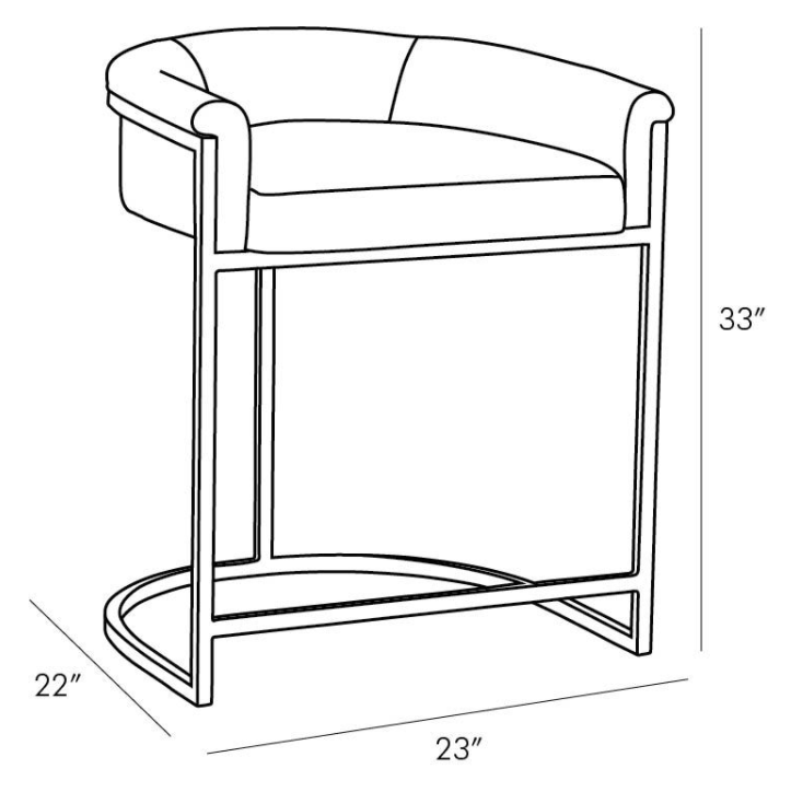 Arteriors Calvin Bar & Counter Stool Furniture