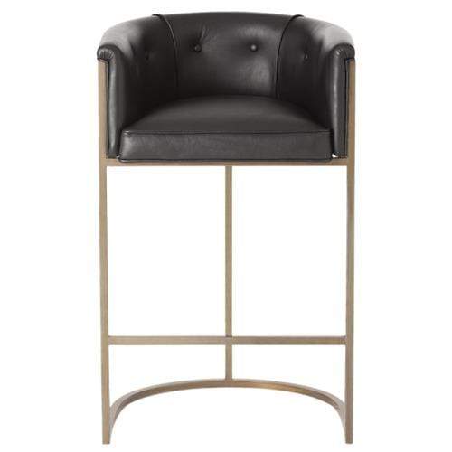 Arteriors Calvin Barstool - Black Furniture Arteriors-2670 00796505039583