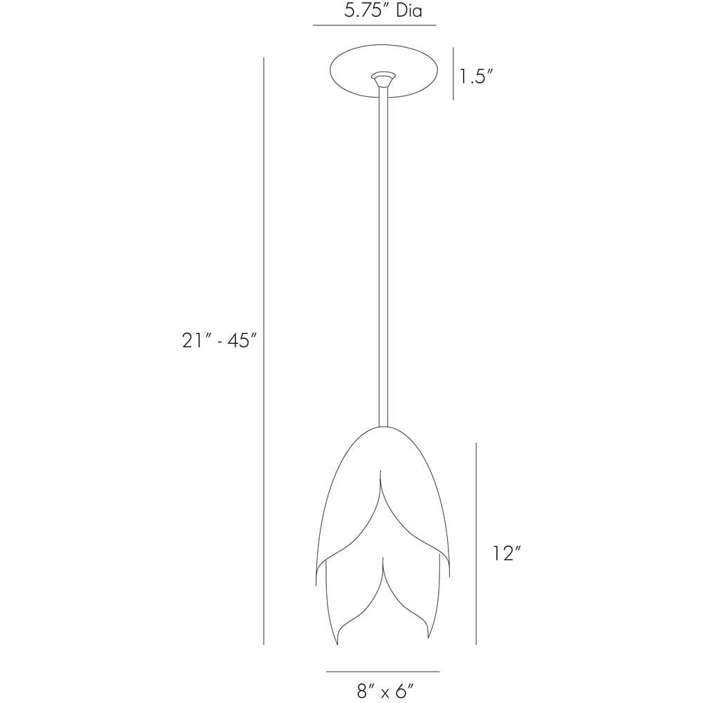 Arteriors Edith Pendant Lighting Arteriors-42081 00796505278401