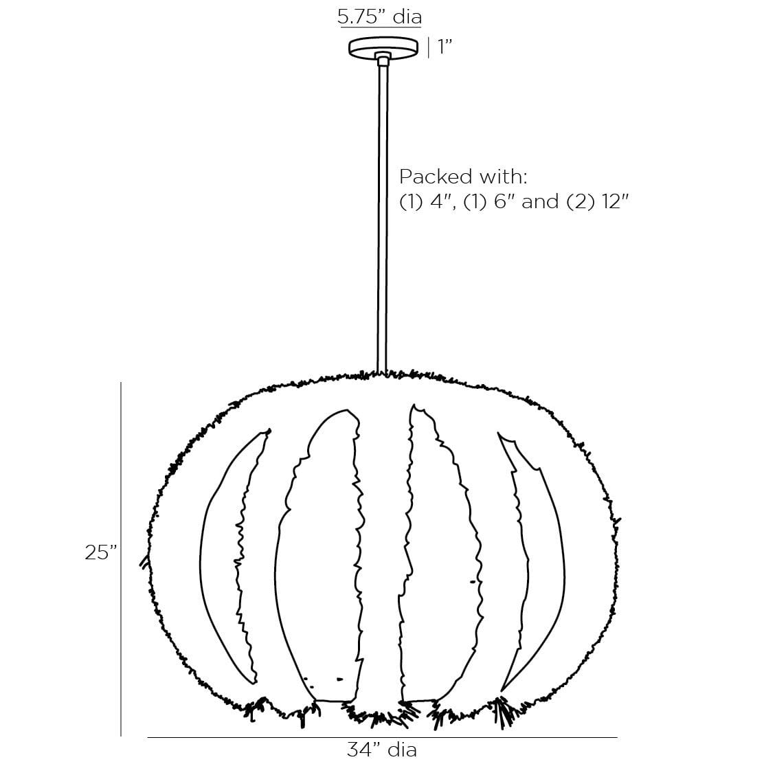 Arteriors Johanna Pendant Lighting arteriors-45115 796505642967