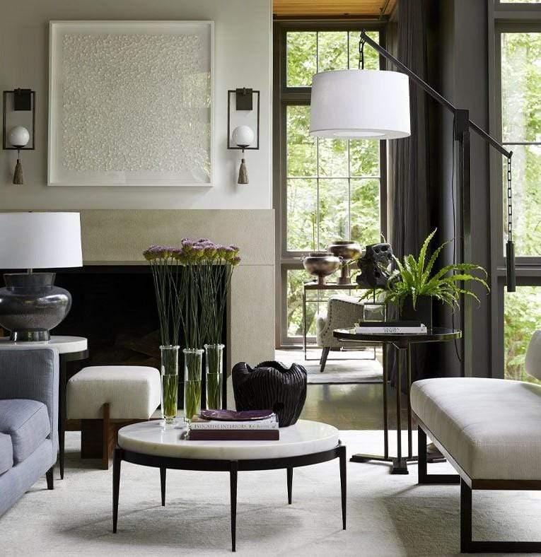 Arteriors Kelsie Cocktail Table - White Furniture arteriors-4392 00796505330994