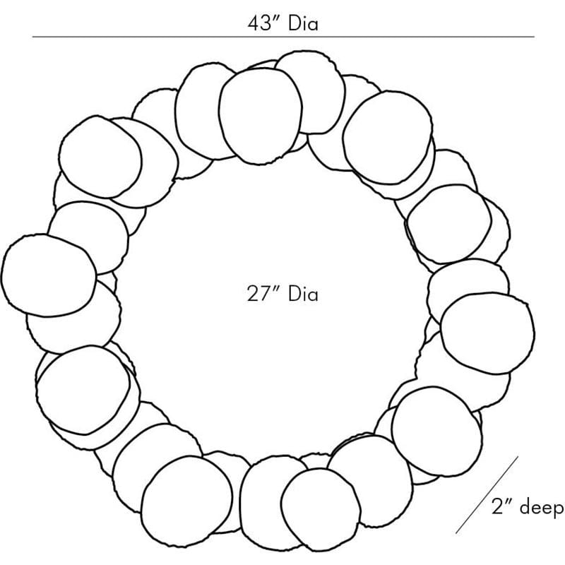 Arteriors Kensey Discs Mirror Wall arteriors-3151 00796505389282