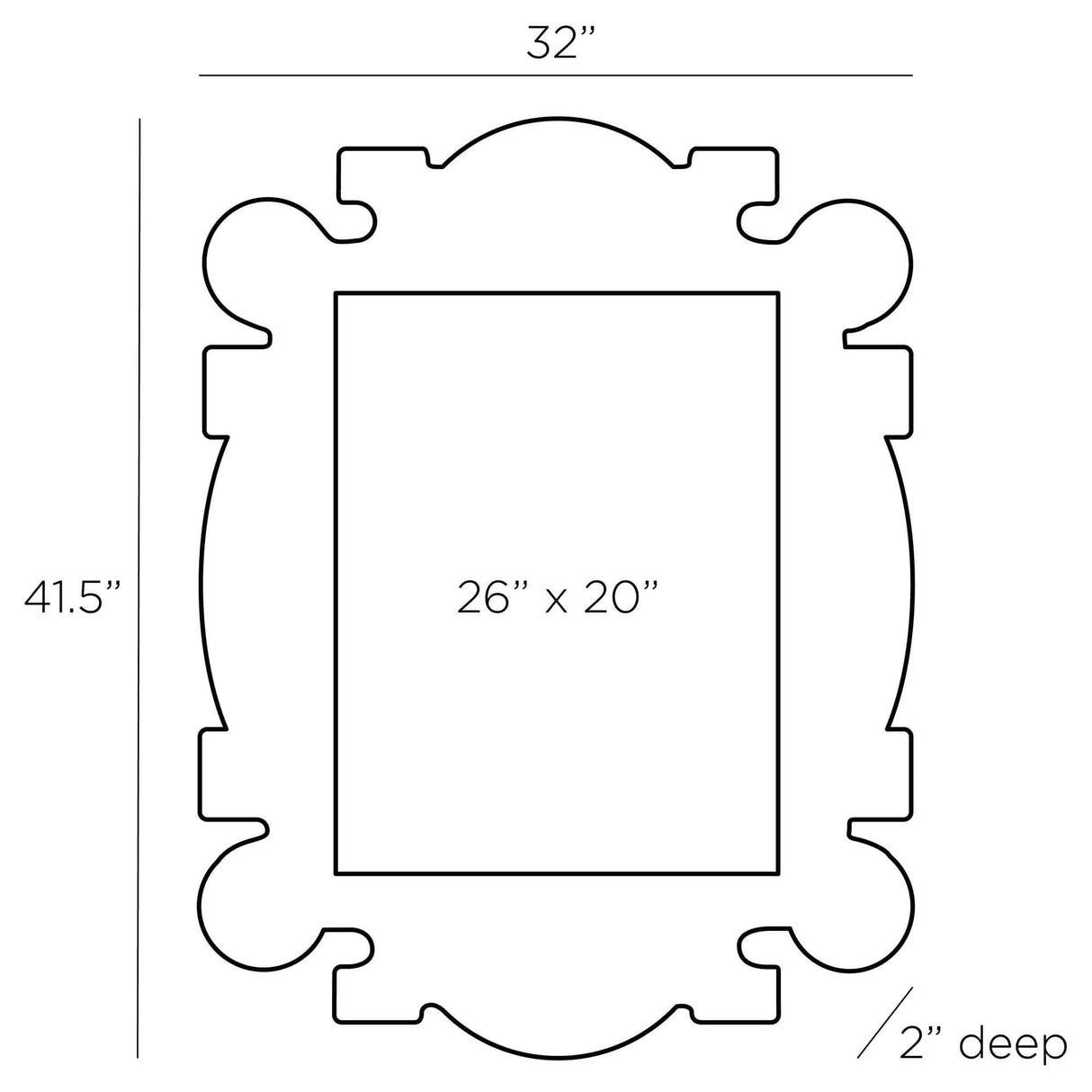Arteriors Mowgli Mirror Wall arteriors-5733