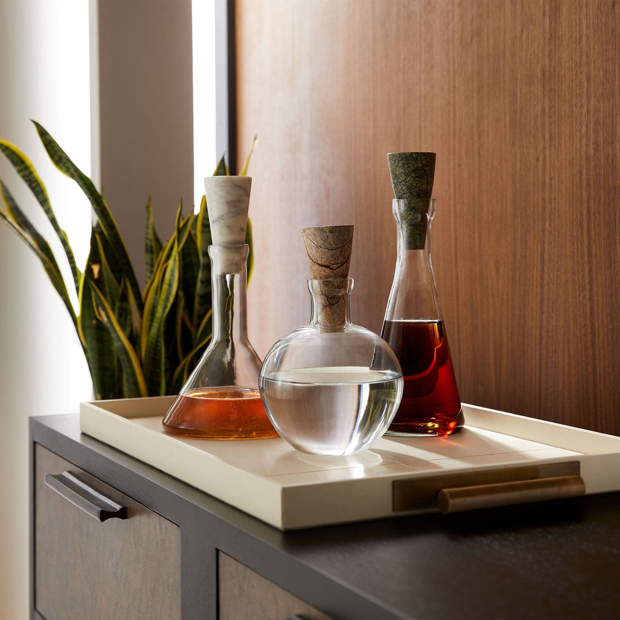 Arteriors Oaklee Decanters (Set of 3) Pillow & Decor arteriors-4633