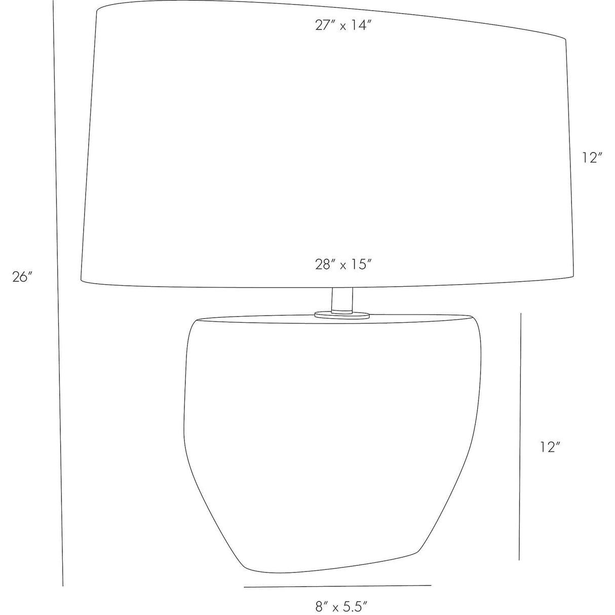 Arteriors Odessa Lamp Lighting arteriors-49096-652 00796505387172