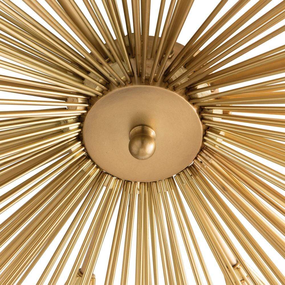 Arteriors Roxanne Flush Mount - Brass Lighting Arteriors-89969 00796505232199