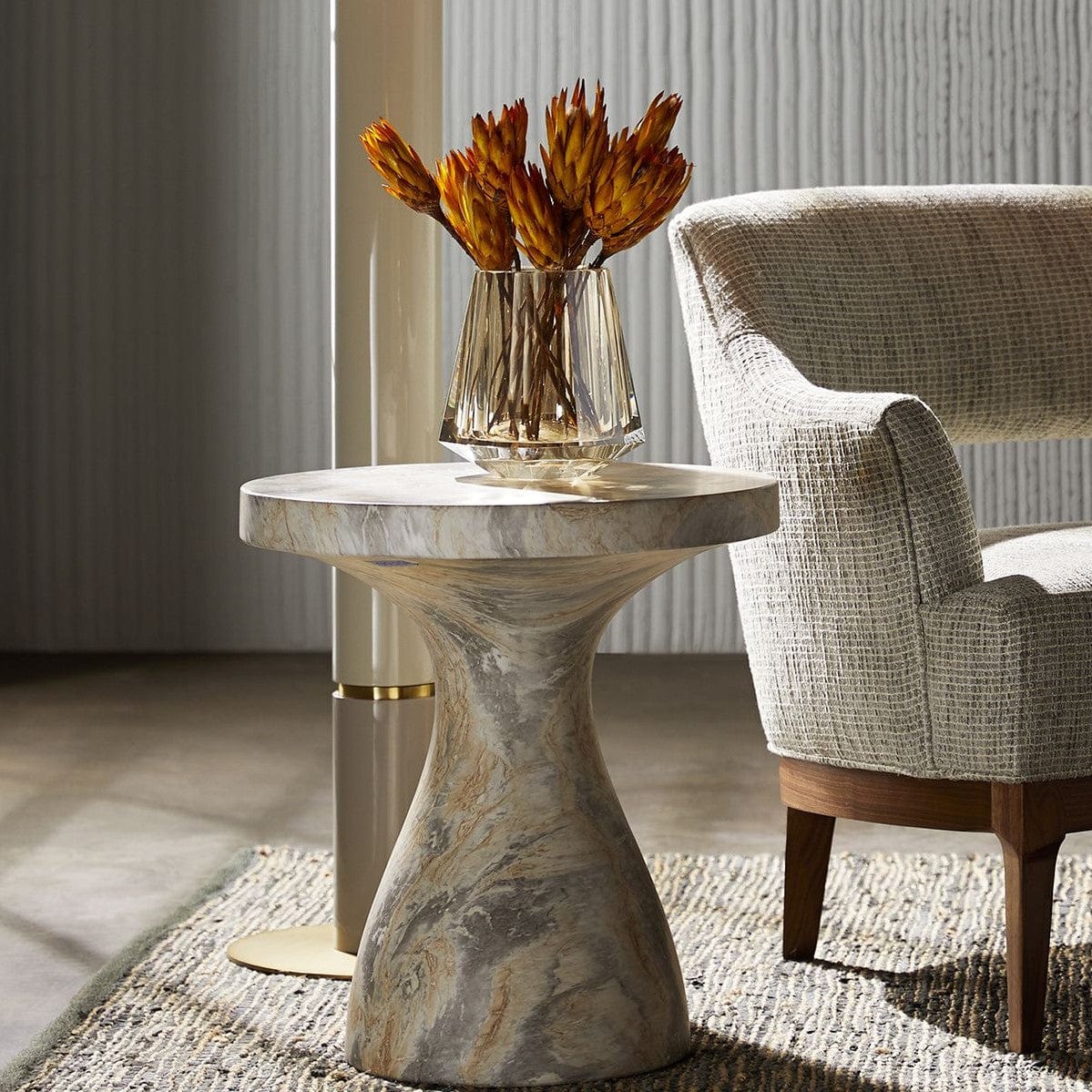 Arteriors Serafina Side Table Furniture