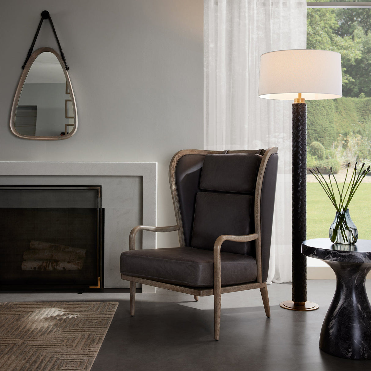 Arteriors Stassi Wing Chair Chairs arteriors-5743 796505642554