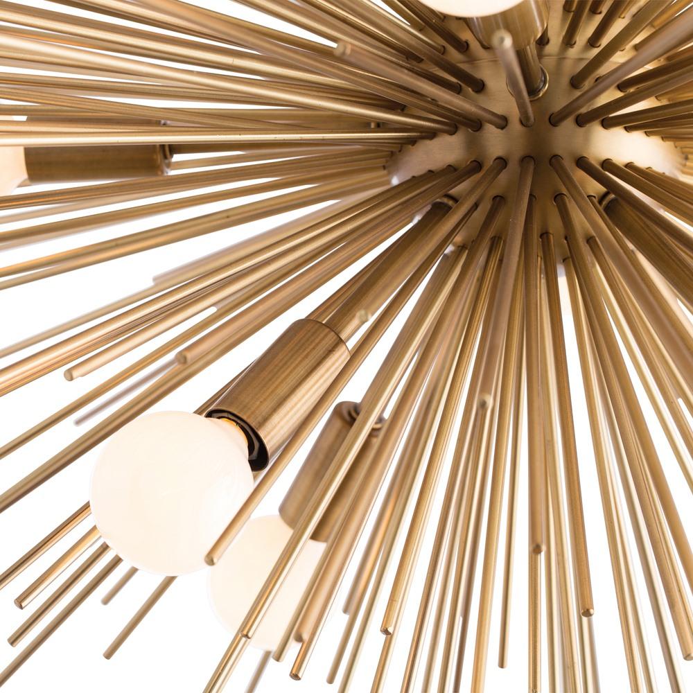 Arteriors Zanadoo Fixed Chandelier - Antique Brass Lighting Arteriors-89967 00796505232229