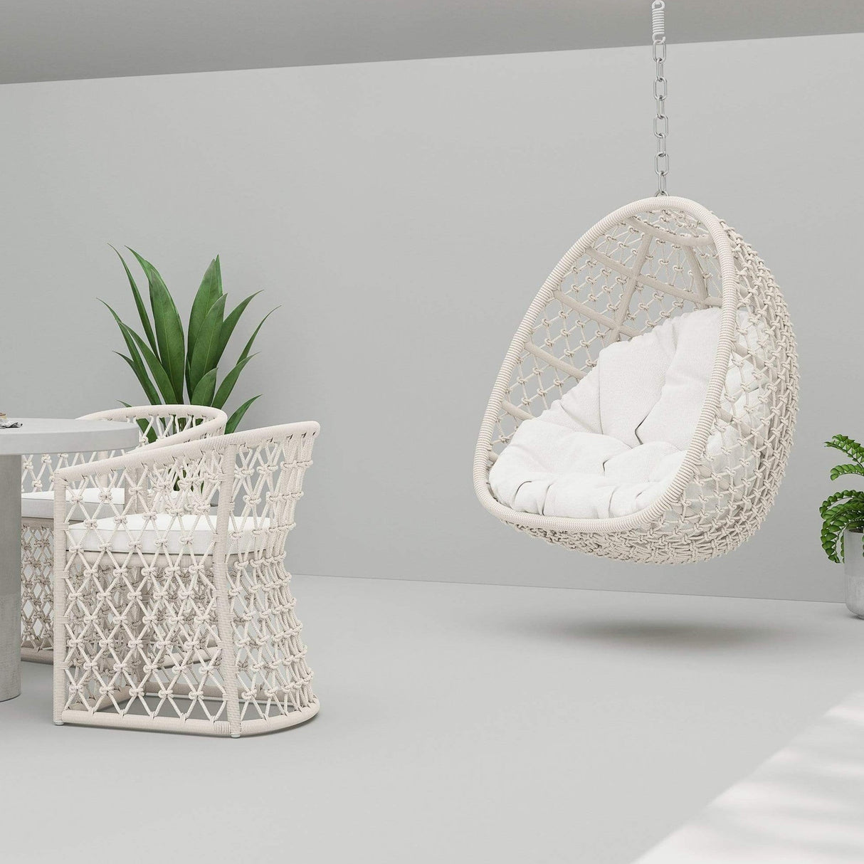 Azzurro Living Amelia Hanging Chair Furniture azzurro-AME-R06HC-AZ-HCS-AME-HCSP13