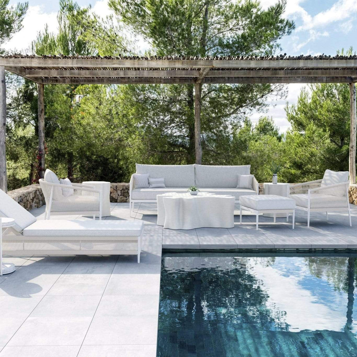 Azzurro Living Catalina Ottoman Furniture