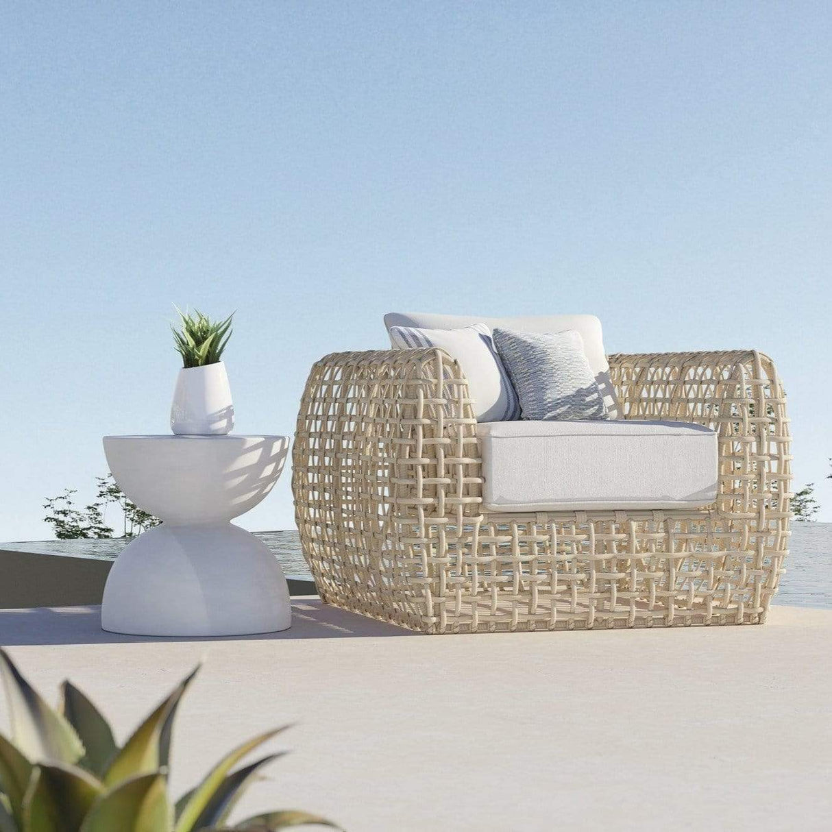 Azzurro Living Kiawah Club Chair Furniture azzurro-KIA-W05S1-KIA-S1SP02