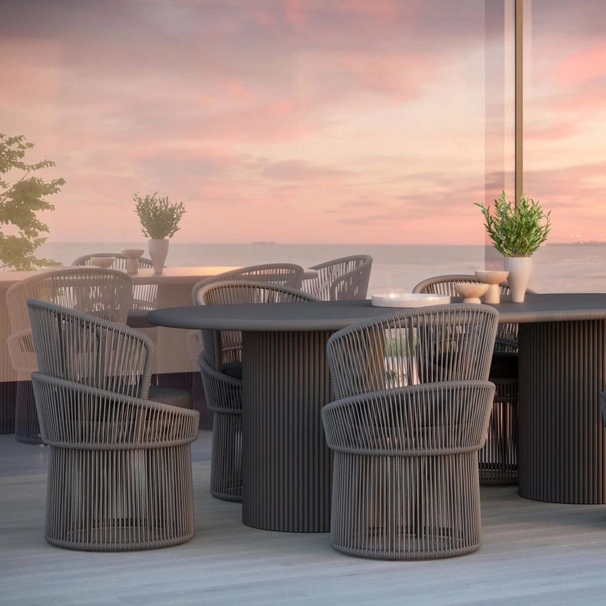 Azzurro Living Palma Outdoor Dining Chair Outdoor Furniture