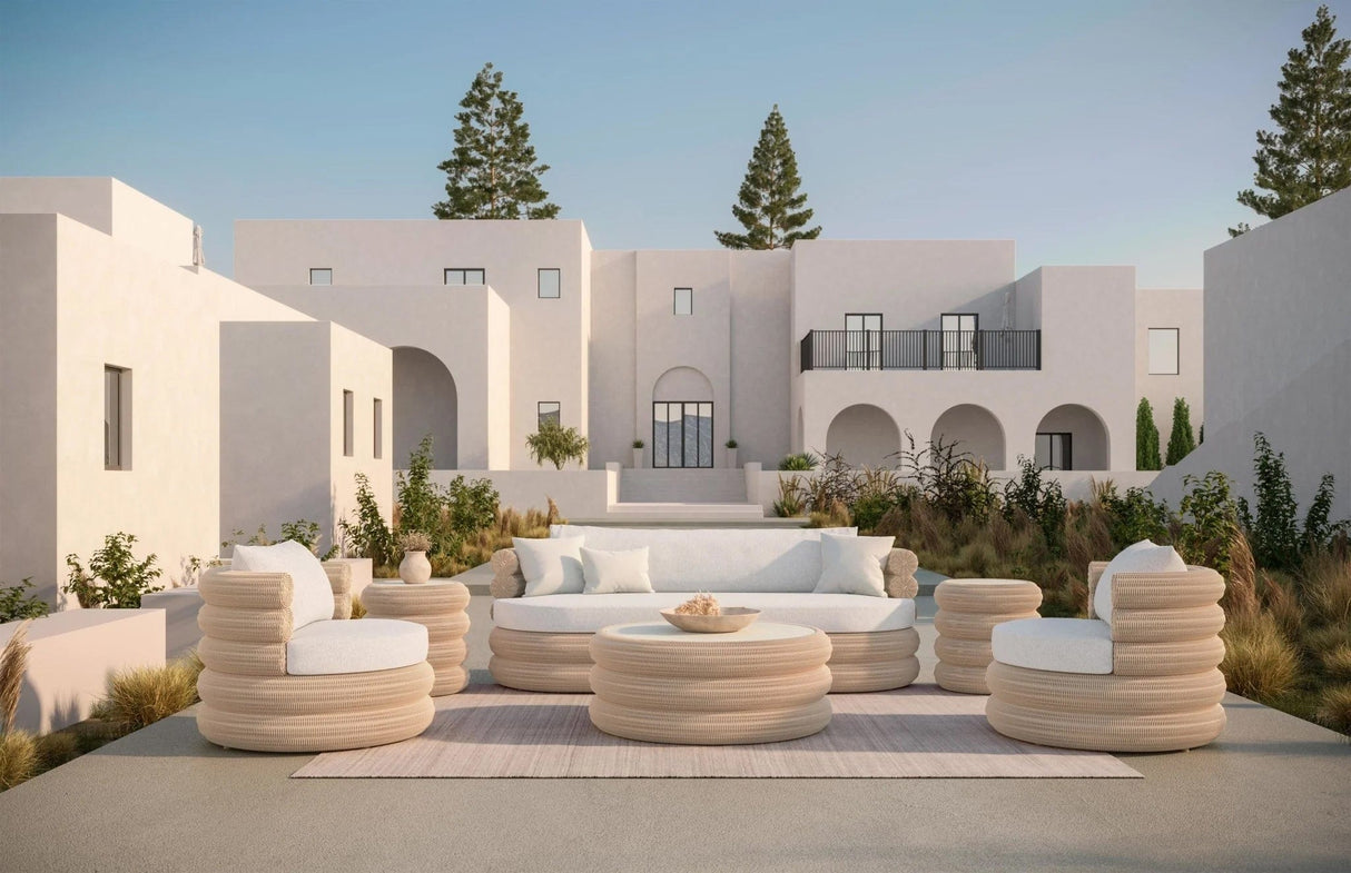 Azzurro Living Texoma Outdoor Club Chair Outdoor Furniture azzurro-TEX-W05S1S-CU