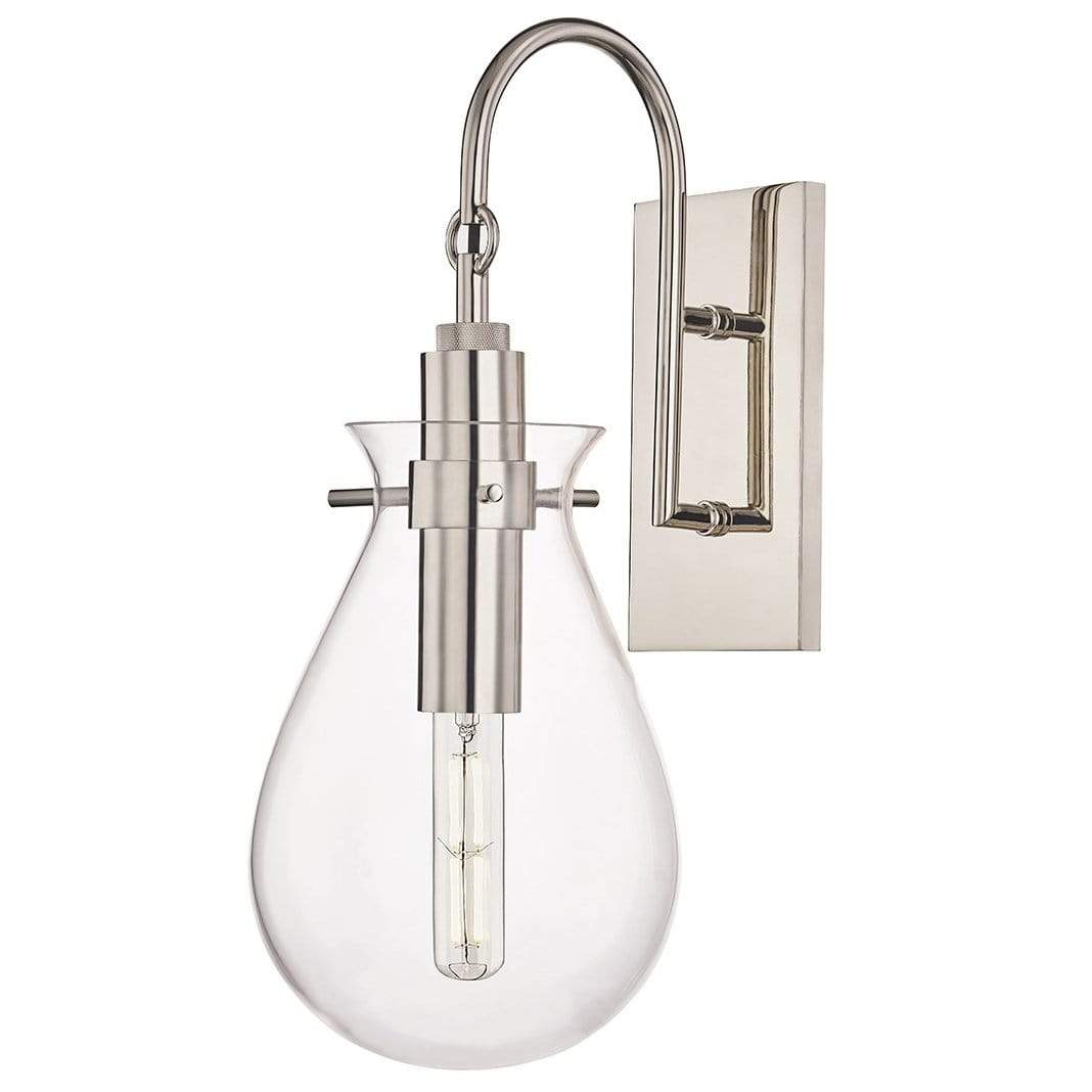Becki Owens Ivy Sconce - Polished Nickel Lighting hudson-valley-BKO100-PN 00806134879037