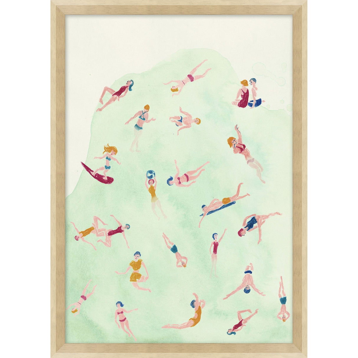 BLU ART Beach Day 1 & 2 Wall wendover-WCL3001