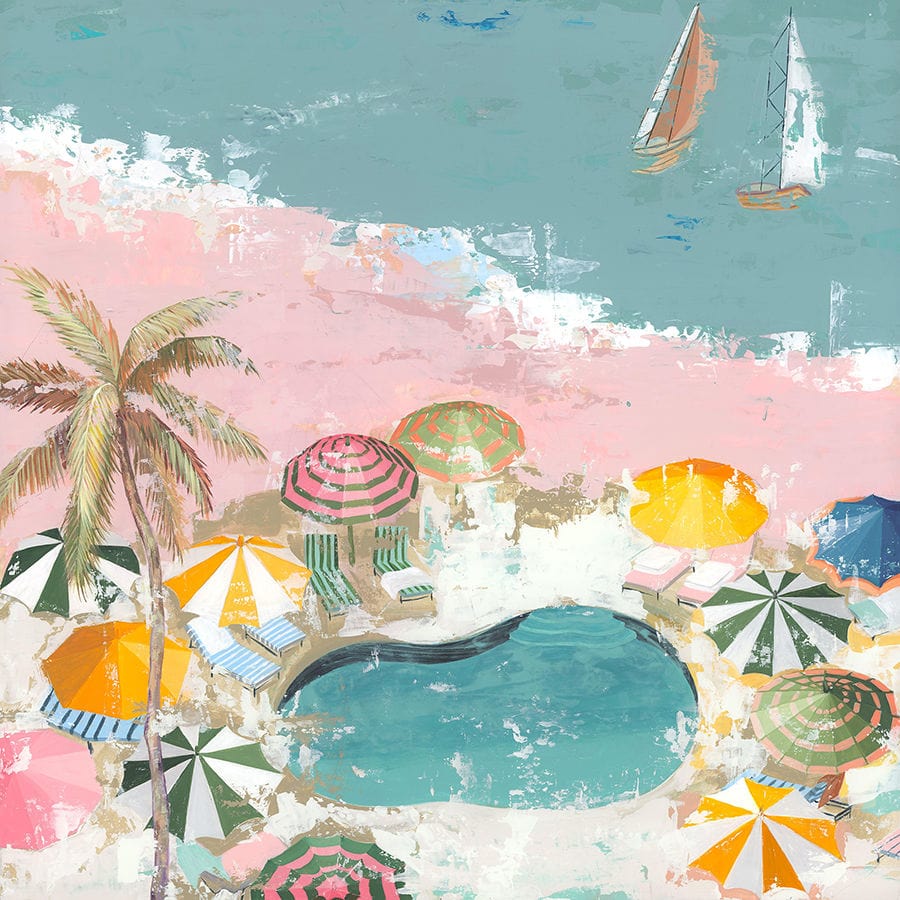 BLU ART Bubblegum Beach I & IV Wall leftbank-52GCBA0241