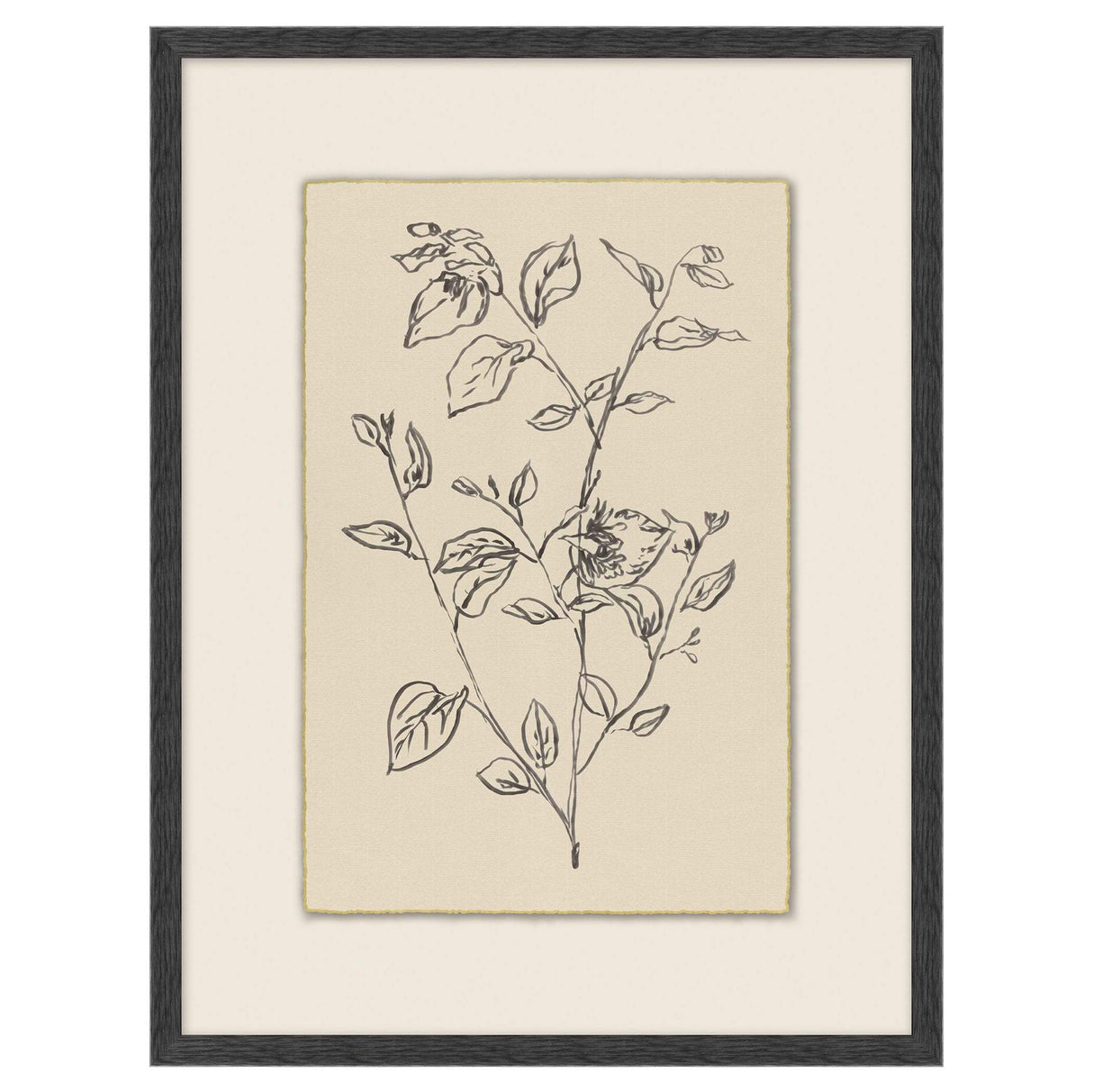 BLU ART Floral Outline 1 & 2 Wall wendover-WNT2115