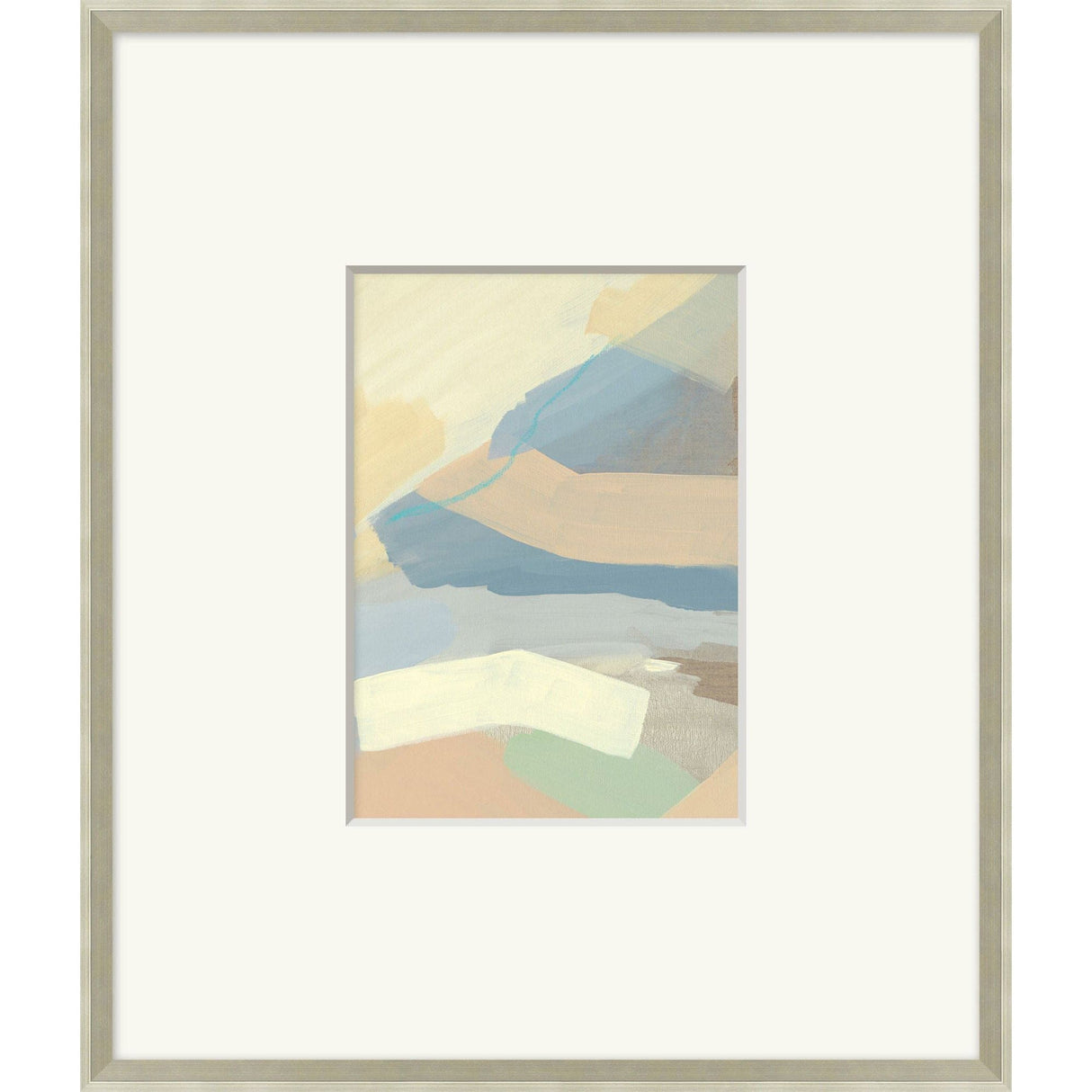 BLU ART Pastel Strokes 1, 2, 3, & 4 Wall wendover-WAB4772