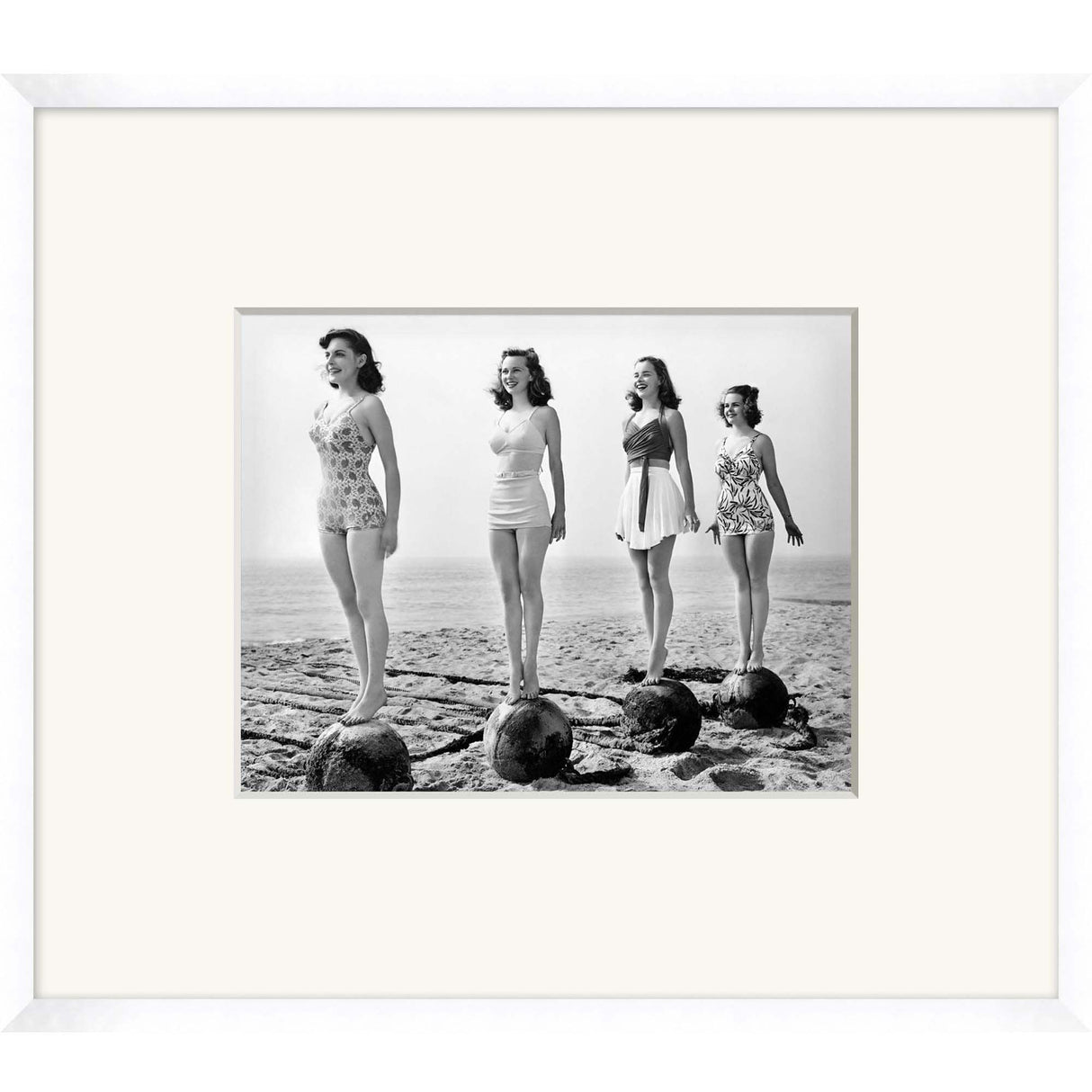 BLU ART Vintage Beach Party Wall wendover-WPH1099