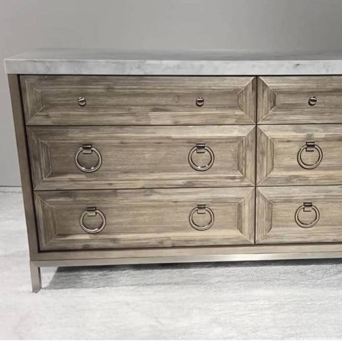 BLU Azure Carrera 6-Drawer Double Dresser Dressers