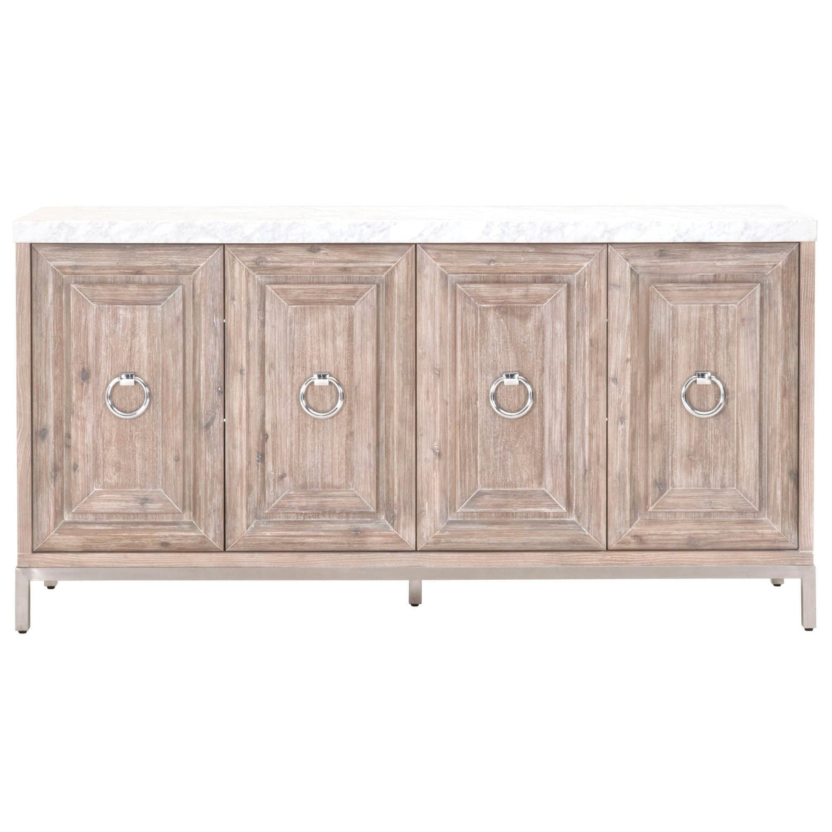 BLU Azure Carrera Media Sideboard - Dove Grey Furniture orient-express-6087.NG-BSTL/WHT