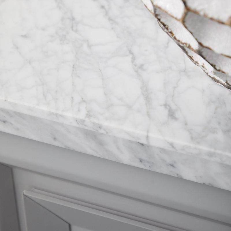 BLU Azure Carrera Media Sideboard Furniture orient-express-6087.DGR-BGLD/WHT 00842279114497