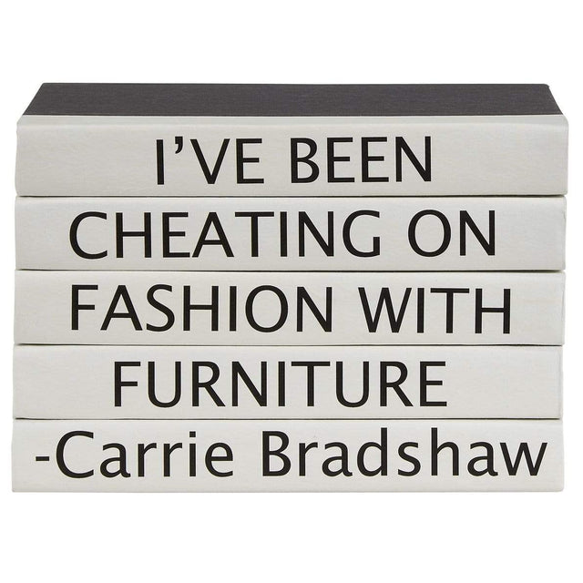 BLU BOOKS- Carrie Bradshaw / "I've Been Cheating..." Decor e-lawrence-QUOTES-05-CHEATING
