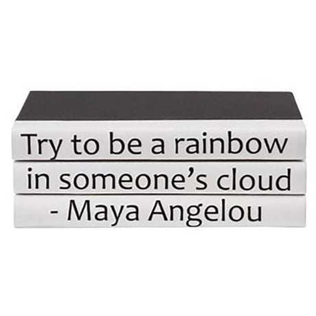 BLU BOOKS - "Try to be rainbow in someone's... Decor e-lawrence-QUOTES-03-RAINBOW