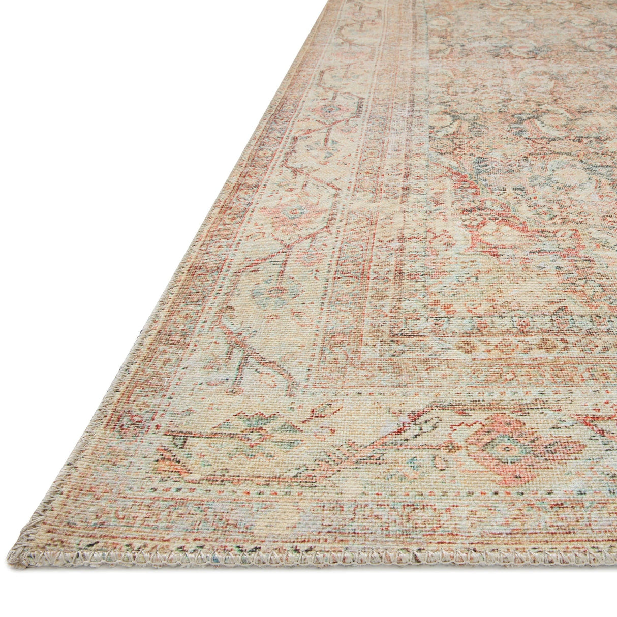 BLU Home Adrian Rug - Natural/Apricot Rugs