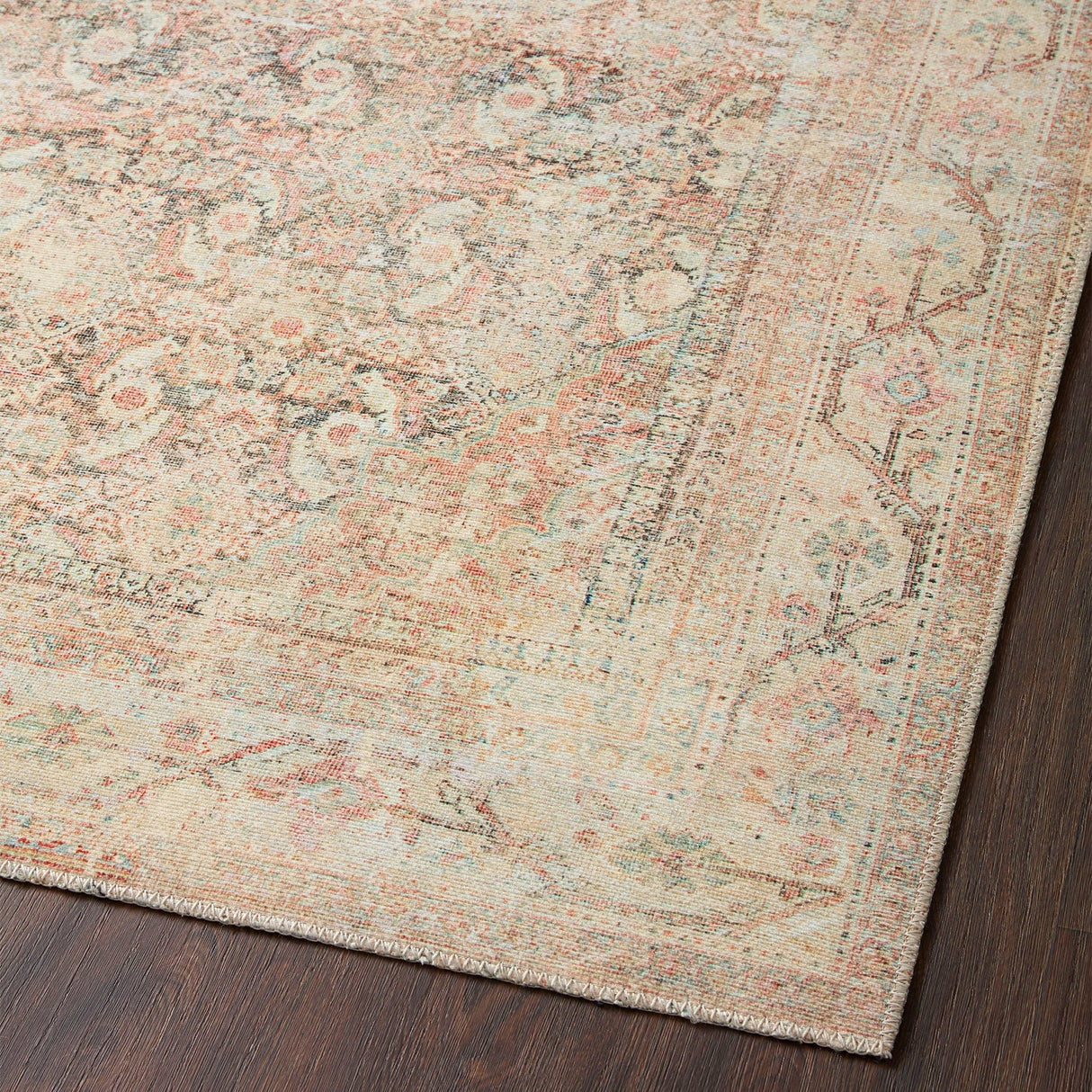 BLU Home Adrian Rug - Natural/Apricot Rugs