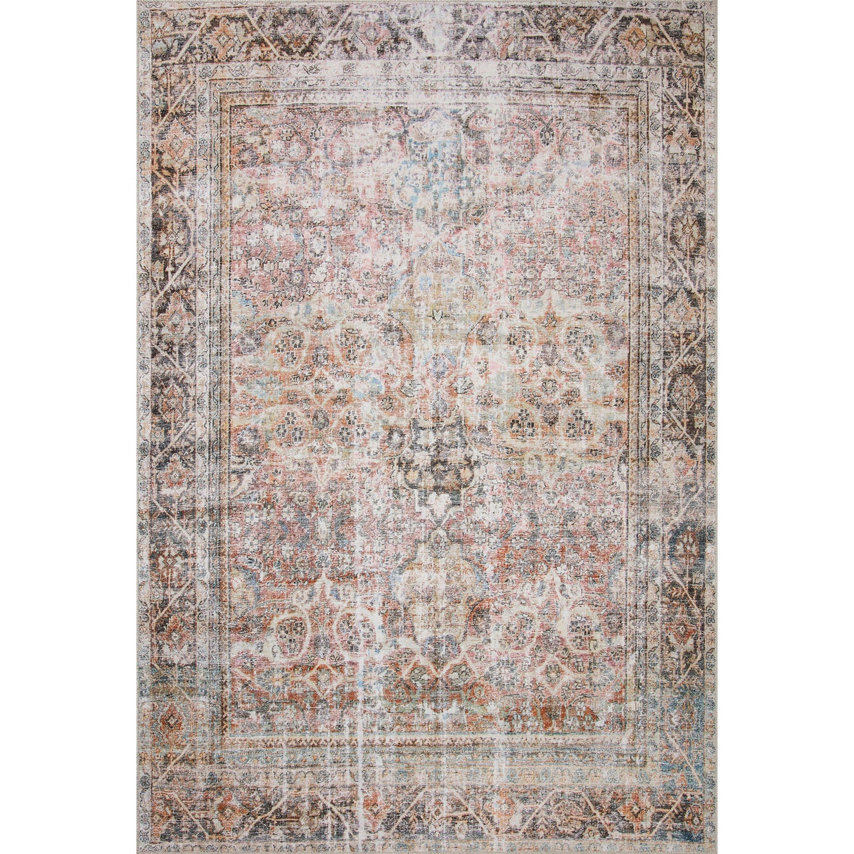 BLU Home Adrian Rug - Sunset/Charcoal Rugs ADRIADR-05SSCC2050 885369629709