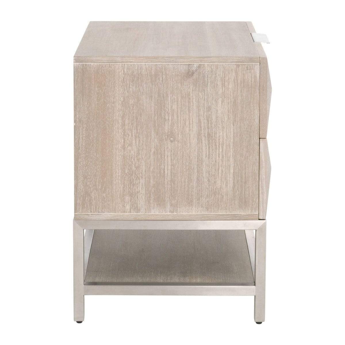 BLU Home Atlas 2-Drawer Nightstand Furniture orient-express-6150.NG/BSTL