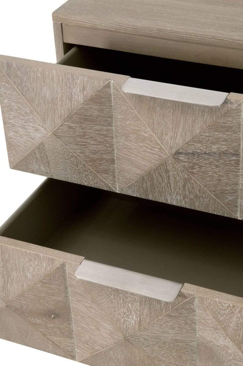 BLU Home Atlas 2-Drawer Nightstand Furniture orient-express-6150.NG/BSTL