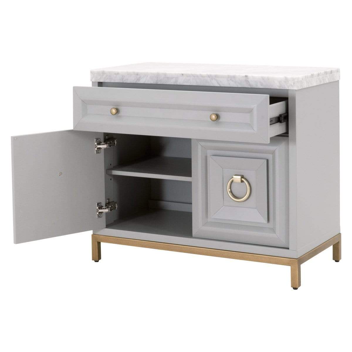 BLU Home Azure Carrera Media Chest Furniture