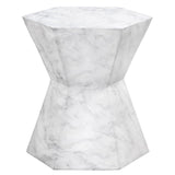 BLU Home Bento Accent Table - Ivory Marble Furniture orient-express-4610.IVO-MAR
