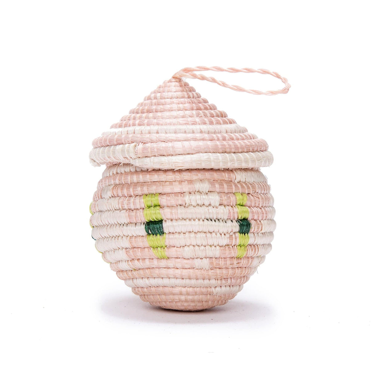 BLU Home Blush Easter Egg Shaped Ornament Pillow & Decor