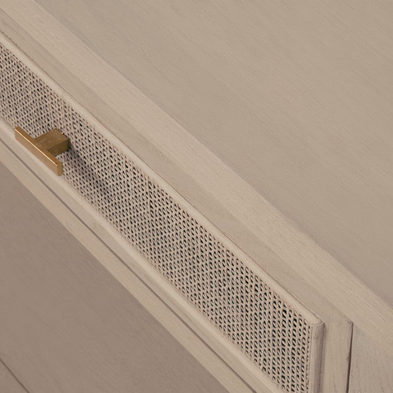 BLU Home Cane 2-Drawer Entry Console Furniture orient-espress-8088.SGRY-OAK/CN